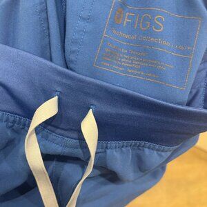 Figs Capri Blue Straight Leg Scrub Pant